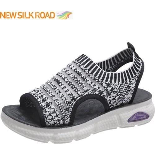 New Breathable Air Mesh Flat Sandals Women Summer Shoes Beach Sports Ladies Hollow Out Female Sandales Chaussure Femme Sandalias