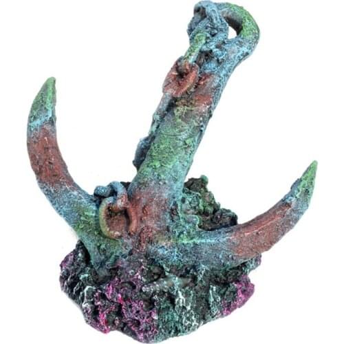 Resin Anchors Aquarium Decoration Hideout Fish Tank Ornament Betta Fish Playground Hiding Spot Landscaping Accessories