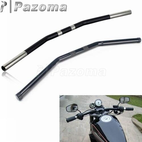 Motorcycle Steel 1inch 25mm Zero Handle Handlebars for Harley Sportster XL883 XL1200 Iron Seventy-Two Forty-eight Retro 2007-up