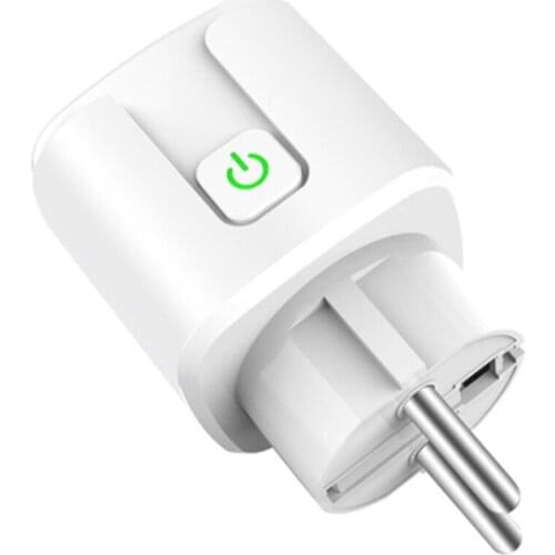 Tuya Wifi Smart Plug 16A 220V Adapter Remote Voice Control Power Monitor Timer Socket For Google Home Alexa EU Plug