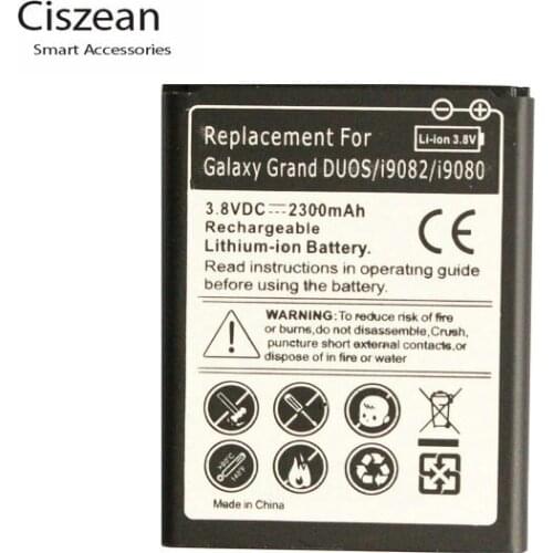 Ciszean 1x 2300mAh EB535163LU Replacement Battery For Samsung Galaxy Grand DUOS I9080 I879 I9118 I9082 GT-i9082