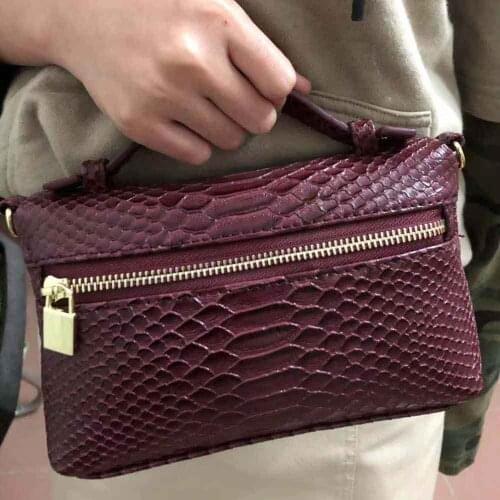 Genuine Leather Handbag Serpentine Bag Womens Messenger Bag Womens Bag Luxury Handbags Women Bags Designer