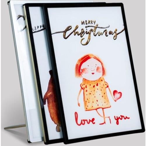 A3 led advertising stand led dynamic light box wall hanging menu display