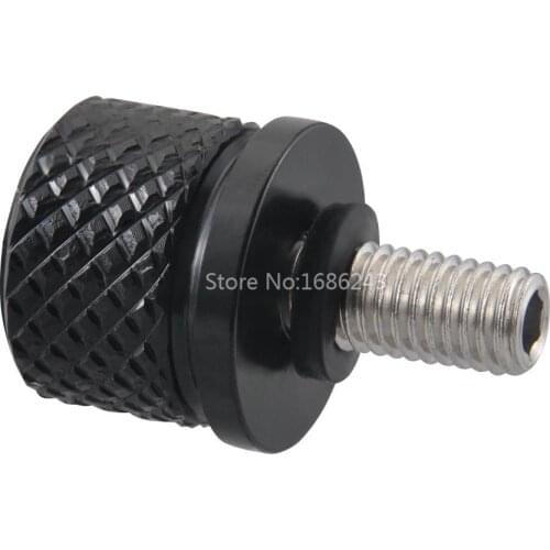 Universal Motorcycle Black 8mm Predator Thread Pitch Seat Bolt Screw Accessories For Indian Scout All Models
