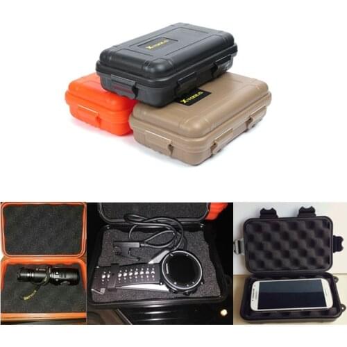 Waterproof Boxes Case For Phone EDC Outdoor Tools Shockproof Storage Case Plastic Survival Airtight Matches EDC Travel Sealed