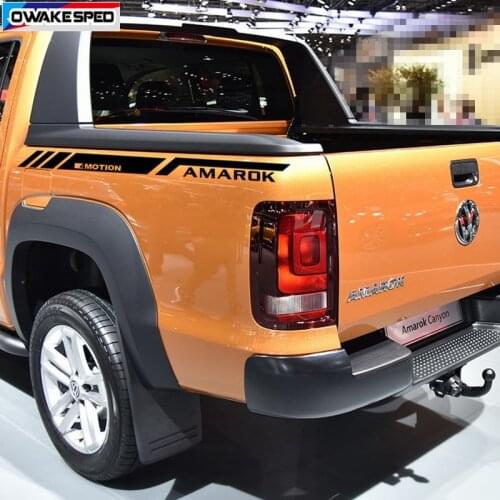Pick-up Car Tail Trunk Side Decor Sticker OFF ROAD Styling 4 Motion Vinyl Decals For Volkswagen-Amarok