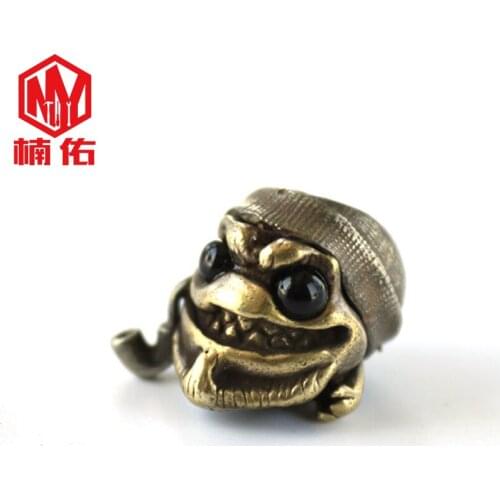 1PC EDC Paracord Beads Retro Brass Copper Lanyard Pendants Knife Beads Umbrella Rope Cord Necklace Bracelet Beads Pendants