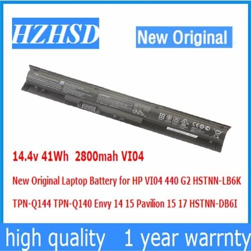 14.8v 41Wh 2800mah New Original VI04 Laptop Battery for HP 440 G2 HSTNN-LB6K TPN-Q144 TPN-Q140 Envy14 15 Pavilion15 17 HSTN-DB6I