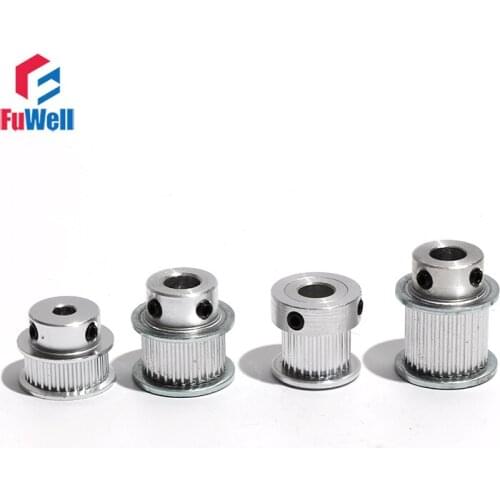 2GT-30T Timing Belt Pulley 4/5/6/6.35/7/8/10mm Bore Toothed Gear Pulley 7/11/16mm Belt Width GT2 30Teeth Transmission Pulley