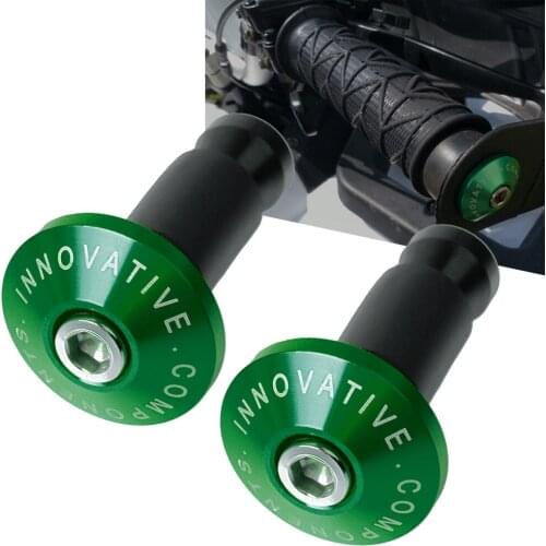 7/8''22mm Motorcycle Handle Bar Ends Cap Anti Vibration Silder Plug For KAWASAKI KDX125SR KDX250SR KLX125 D-TRACK ER125 KLX150BF