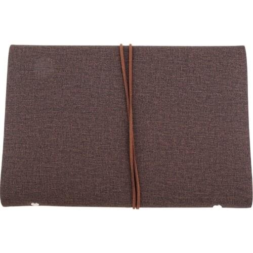 A5 Faux Leather Business Office Notebook Notepad Loose-leaf Bound Multifunction for School Travel Office