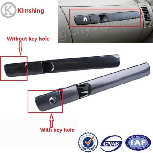 CAPQX For Citroen Elysee 02-13 Passenger Seat Front Glove Box Opening Strip Storage Box Pull Handle Clasp Open Handle Trim Strip