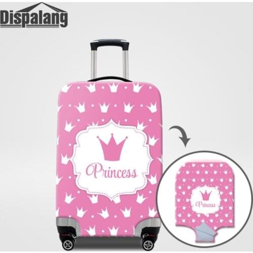 Dispalang Case On Suitcase For Travel Princess Crown Elastic Luggage Protective Covers For 18-32 inch Case Travel Accessories