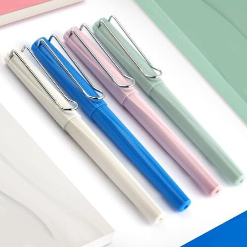 Fountain Pens Ink Converter Set Hooded Nib 0.5mm Posture Correction Nice Pen for Student School Office Supplies Stationery