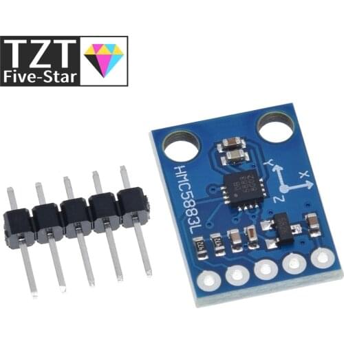GY-273 3V-5V QMC5883L Triple Axis Compass Magnetometer Sensor Module Three Axis Magnetic Field Module For Arduino