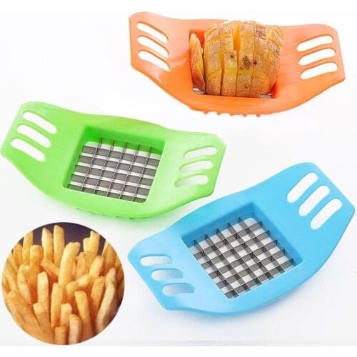 Stainless Steel Vegetables Tools Potato Cutter Chopper Chips French Fry Potato Cutting Fries Tool Kitchen Accessories