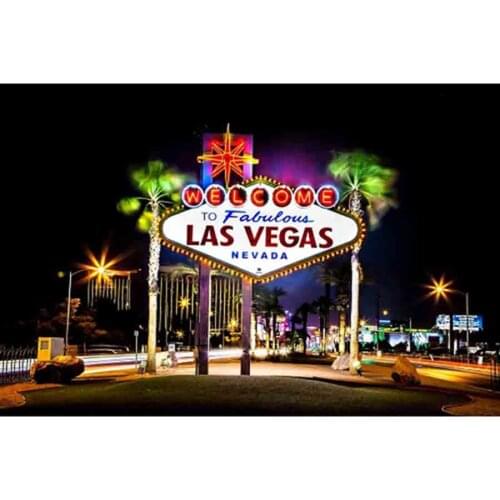 New DIY full Diamond Painting Las Vegas Beatiful City New Pattern Diamond Embroidery Handmade Crafts Rhinestone Wall Decoration