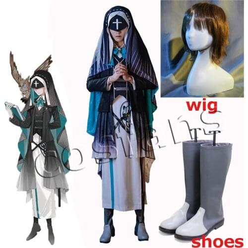 Game Identity V Eli Clark Game Suit Tea Party Uniform Cosplay Costume Halloween Party Outfit For Unisex Shoes Wig Free Shipping