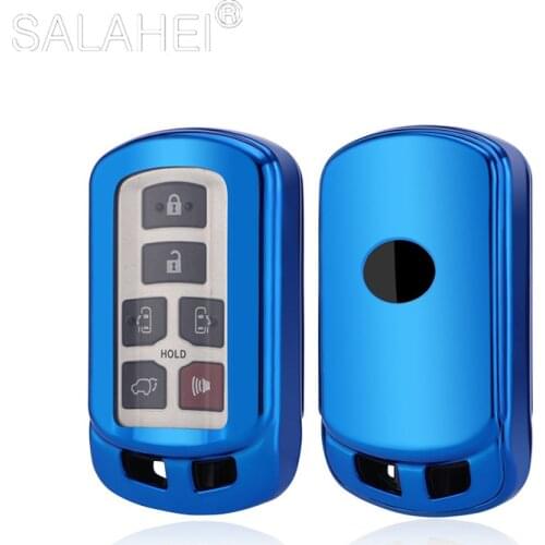 Colorful New TPU Car Smart Key Holder Cover Case Shell For Toyota Sienna 2018 2019 2020 Key Bag Protector Accessories Key Covers