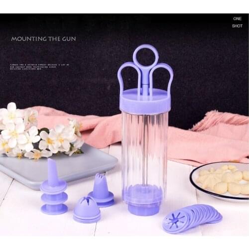 Utility Kitchen Gadgets 18pcs/Set Cream Nozzle Tips Alat Hiasan Kek Multifungsi Biskut Pembuat Kue Tekan Cetakan