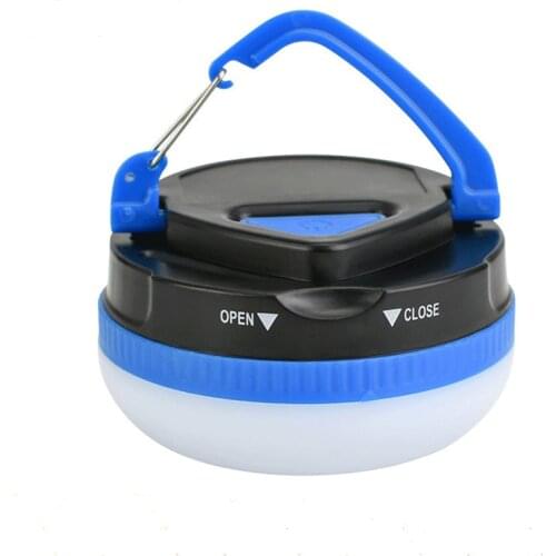 Portable Mini Camping Lights 3W LED Camping Lantern Tents Lamp Outdoor Hiking Night Hanging Lamp USB Rechargeable Super Bright