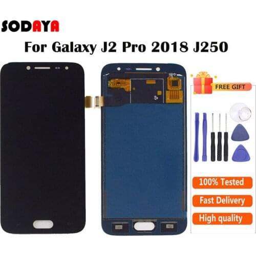 Adjust Brightness For Samsung Galaxy J2 2018 J250 J250F J250H J250M Touch Screen Digitizer Assembly Free Shipping