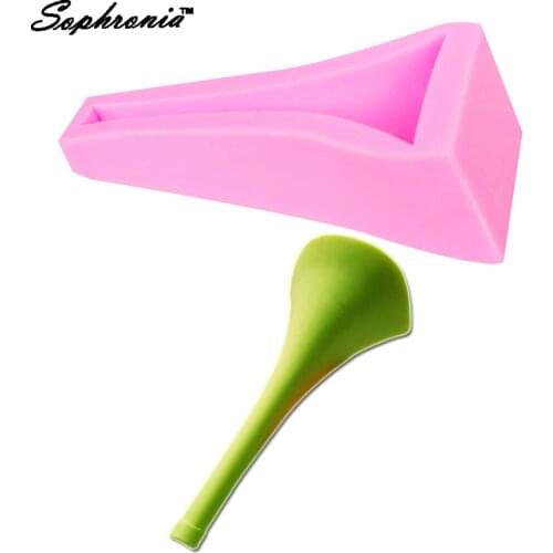 Sophronia M261 High-heeled Silicone Mold Candle Polymer Clay Molds Fondant Cake Chocolate Mould