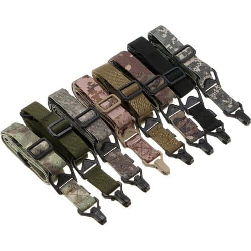 Tactical 2 Point Rifle Sling Hunting Dual Points Rifle Sling Nylon Multi-function Gun Strap Shoulder Strap Gun Accessories