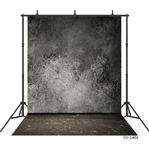 Dark Wall Grunge Floor Backdrop Decoration Baby Shower Children Portrait Pet Food Photography Background Photo Studio Props