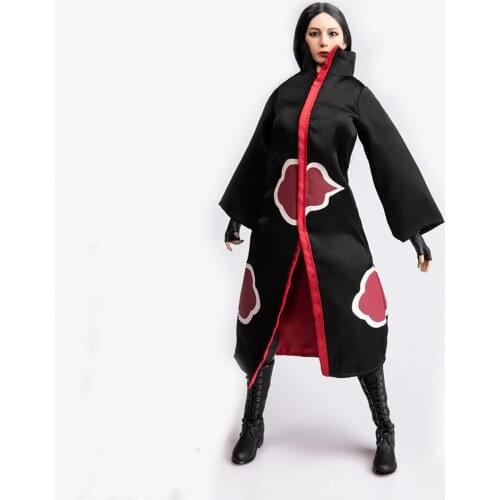 TYM042 1/6 Scale Silk Windbreaker With Red Pattern Cheongsam Dress Fit 12" Action Figure Female Model Body