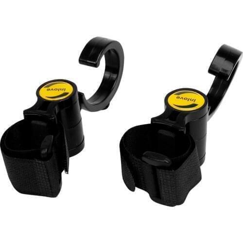 2 360 Degree Rotatable Hooks Baby Stroller Shopping Carts Hanger Hook Diaper Bag Handbag Holder Tools Durable Nylon Clip Buckles