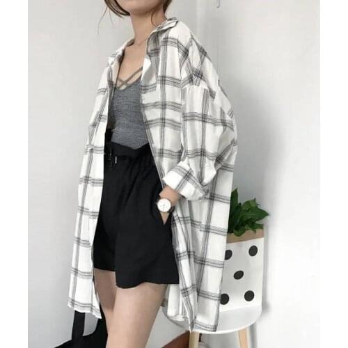 Vumeleal Women's Plaid Shirts