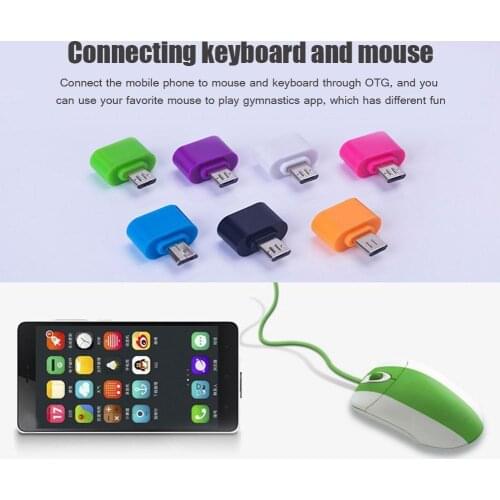High-speed OTG Mini Micro Usb Otg Adapter Converter Cable For Android Tab Phone Supports The Micro USB Interface