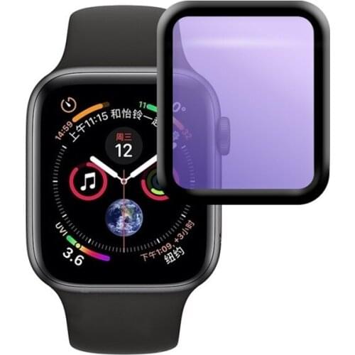 Anti Purple Blue Light Protector for Apple Watch Series 3 2 1 38mm 42mm Screen Protective Film for iWatch 4/5/6/SE 40mm 44mm