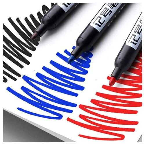 1pcs quick-drying oil-based waterproof marker, industrial marker, whiteboard marker, wholesale price,Woodworkin metalworking pen
