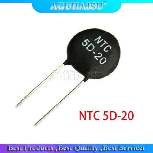 10pcs Thermistor Resistor NTC 5D-20 5D20 Thermal Resistor