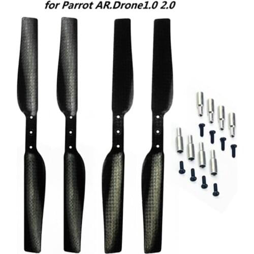 2pcs/4pcs Professional 8 Inch Upgrade CW CCW Propeller Prop Carbon Fiber Set For Helicopter Parrot AR Drone 1.0 & 2.0 New