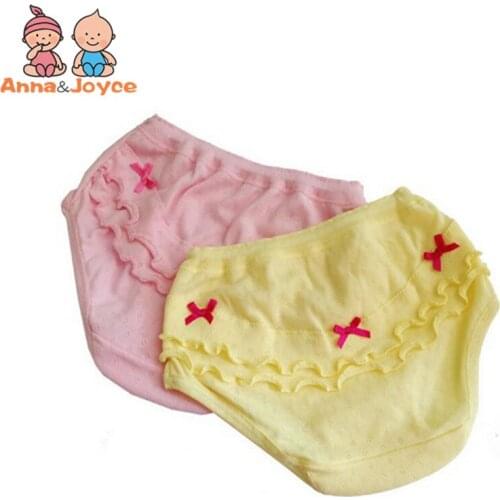 3pcs/lot Spring, Breathable Cotton Briefs Panties Cotton Side Childrens Underwear Baby Pants ATNN0056