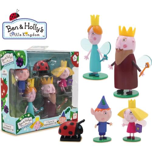 Ben and Holly 5 Dolls Toy Little Kingdom Family Set Play House Model Toy Children Girl Gifts