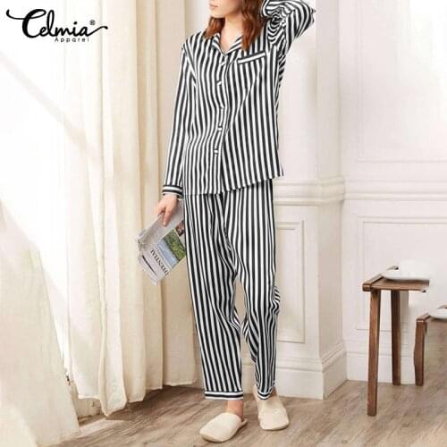 Женские пижамы с длинным рукавом Celmia China At AliExpress