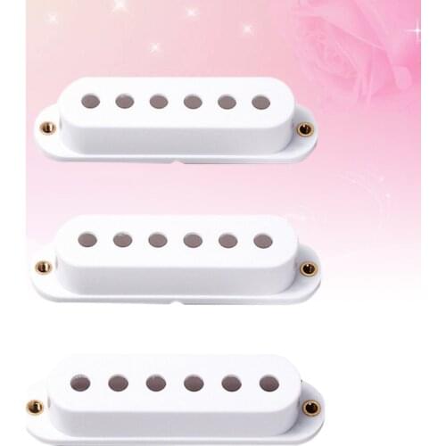 3pcs GB225 Single Coil ST Guitar Pickup Covers for ST Electric Guitar Replacement Parts (Black)