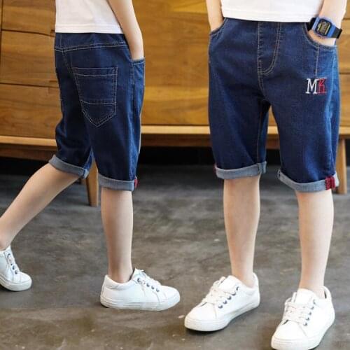 IENENS Kids Boys Clothes Skinny Jeans Classic Pants Children Denim Clothing Trend Long Bottoms Baby Boy Casual Trousers