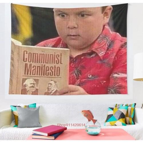 Gibby gives the Manifesto a read tapestry Wall Hanging Tapestries for Living Room Beach Towel Blanket