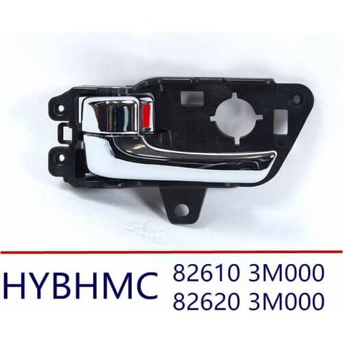 Chrome Handle Assembly Door Inside Left and Right for Genesis Coupe 2008-2014 826103M000 826203M000