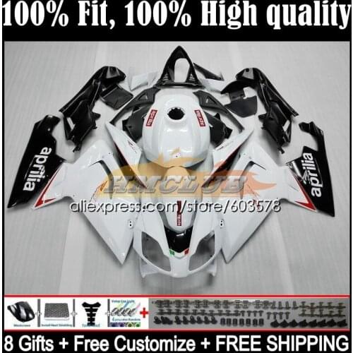 Injection For Aprilia RS-125 RS 125 RS4 54CL.13 RSV125 2006 2007 2008 2009 2010 2011 RS125 06 07 08 09 11 Fairings Pearl White
