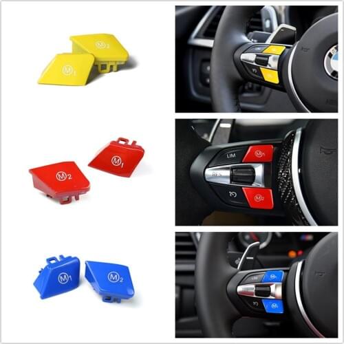 For BMW M3 M4 F80 F82 F83 3 Series E90 E92 E93 Steering Wheel M1 M2 Mode Switch Button Red Yellow Modified Accessories In Stock
