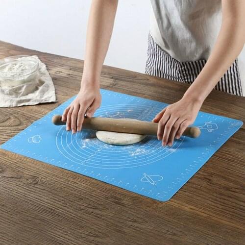 Kitchen Cakes Rolling Mat Silicone Pad Baking Tool Anti Slip Panel Thickened Cake Board Baking Tools For High Temperature