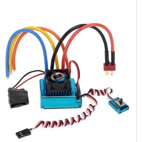 NEW 120A ESC High Quality 120A Sensored 5V3A BEC Brushless Speed Controller with ESC for 1/8 1/10 1/12 Car Crawle