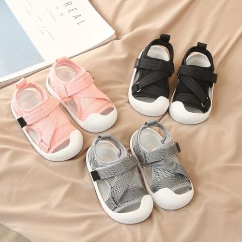Summer Infant Toddler Shoes Baby Girls Boys Casual Shoes Non-Slip Breathable High Quality Kids Anti-collision Beach Shoes