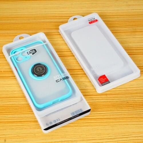 Wholesale 4 Styles Blister PVC Plastic Clear Retail Packaging Package Box for Phone 4.7~6.5 Inch Clear Mobile Phone Case Cover